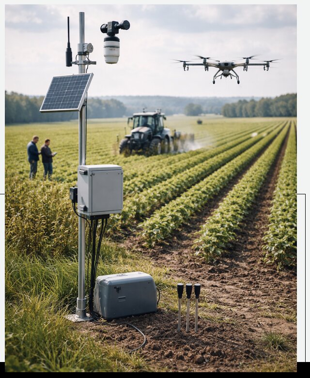 Разработка IoT мониторинга полей в Канске от 9290 р. | АвикейКнс